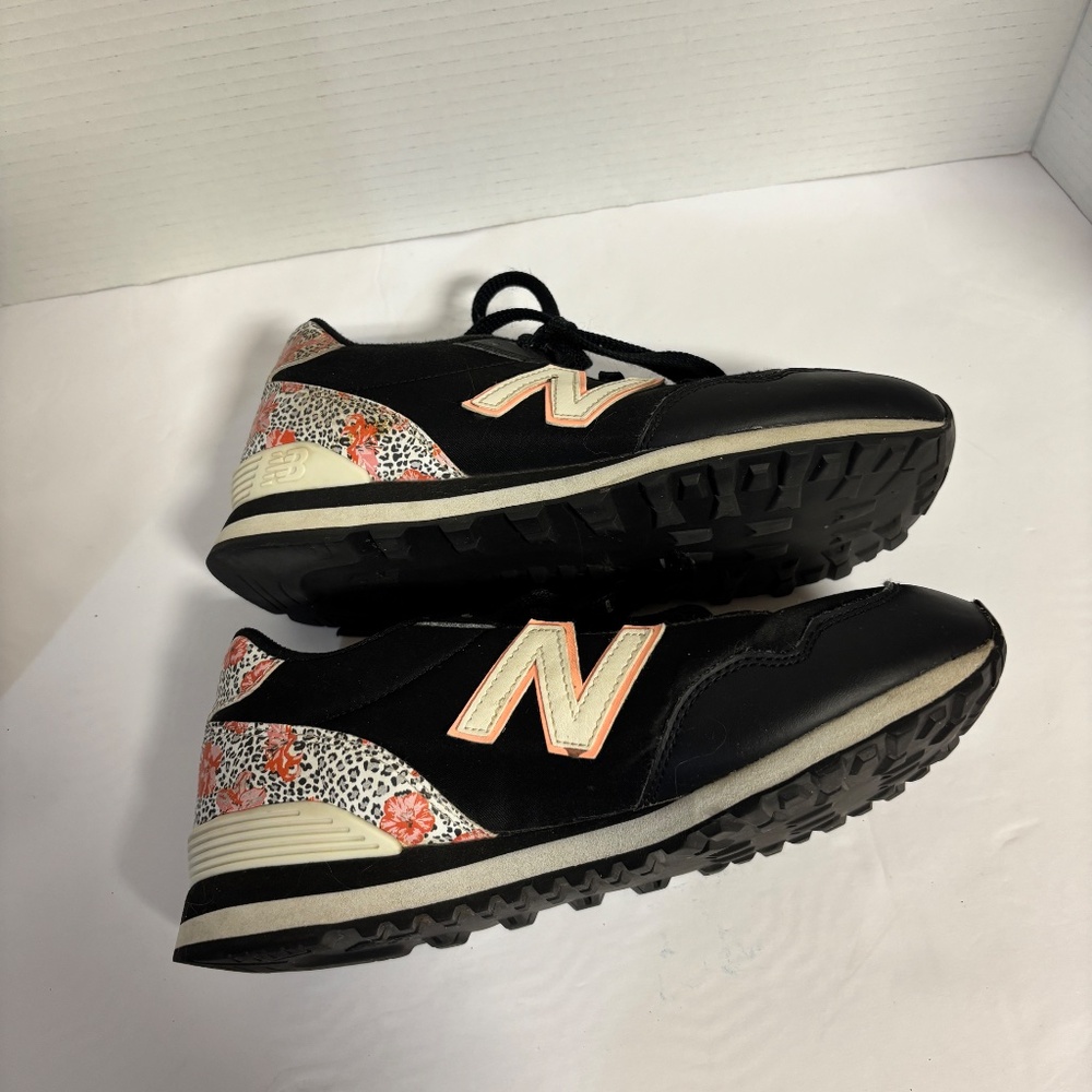 Womens New Balance 515 Running Sneaker Tropical Floral Black/Pink  Size 8 - Picture 7 of 11
